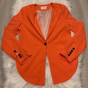 LUSH Orange Blazer